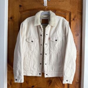 Levi's sherpa Ex-Boyfriend  Trucker Jacket